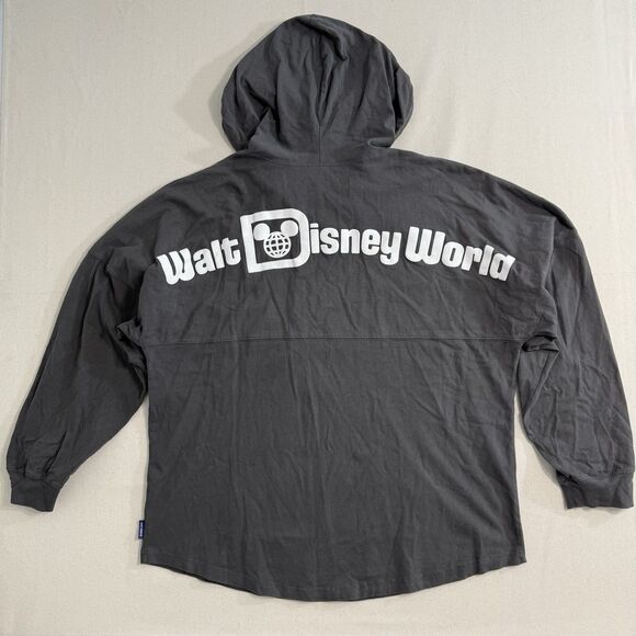 Disney Parks Walt Disney World GREY Hoodie Spirit Jersey Size XL - Picture 1 of 8